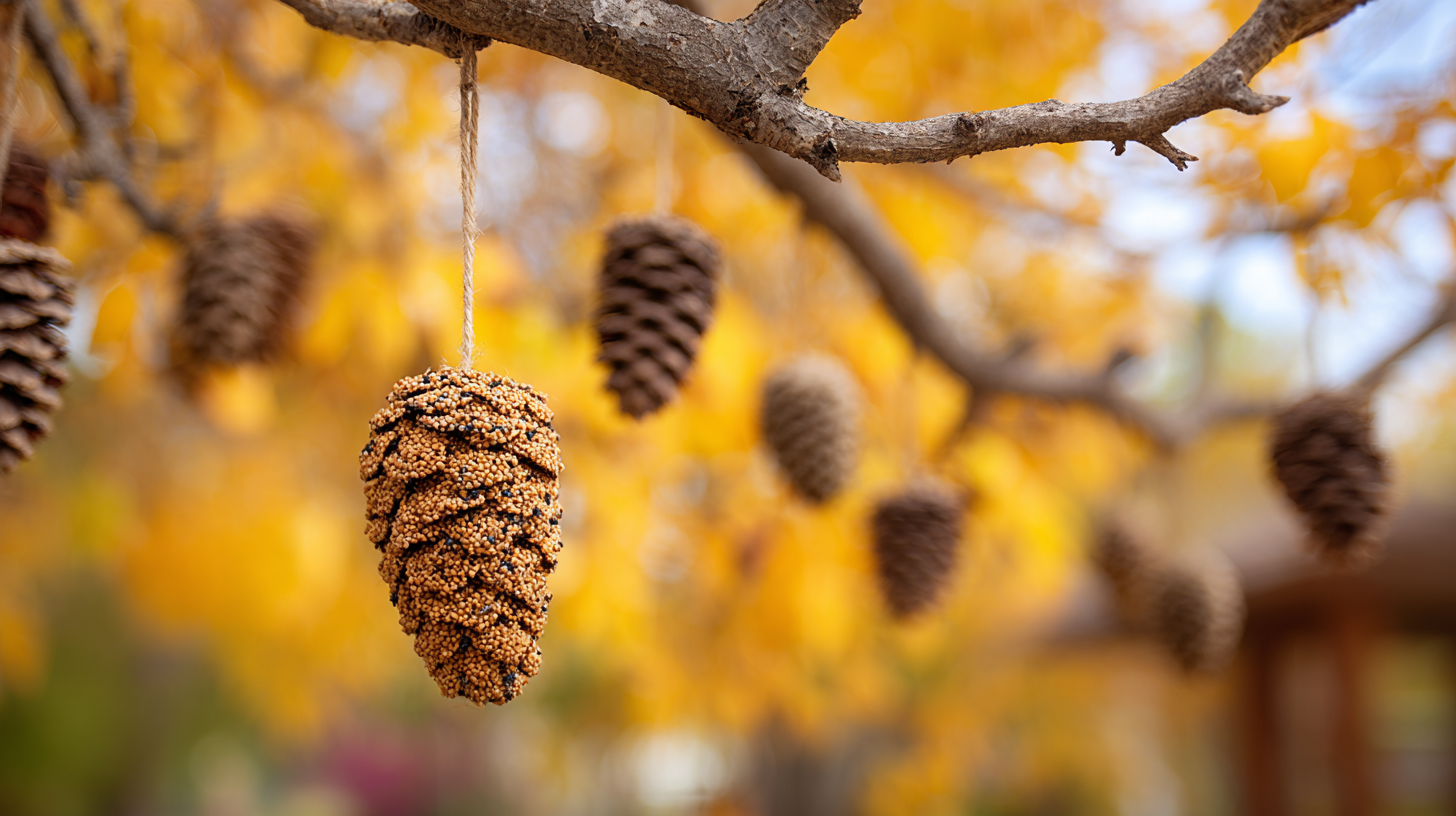 Pinecone Bird Feeder Fall Nature Project For Kids