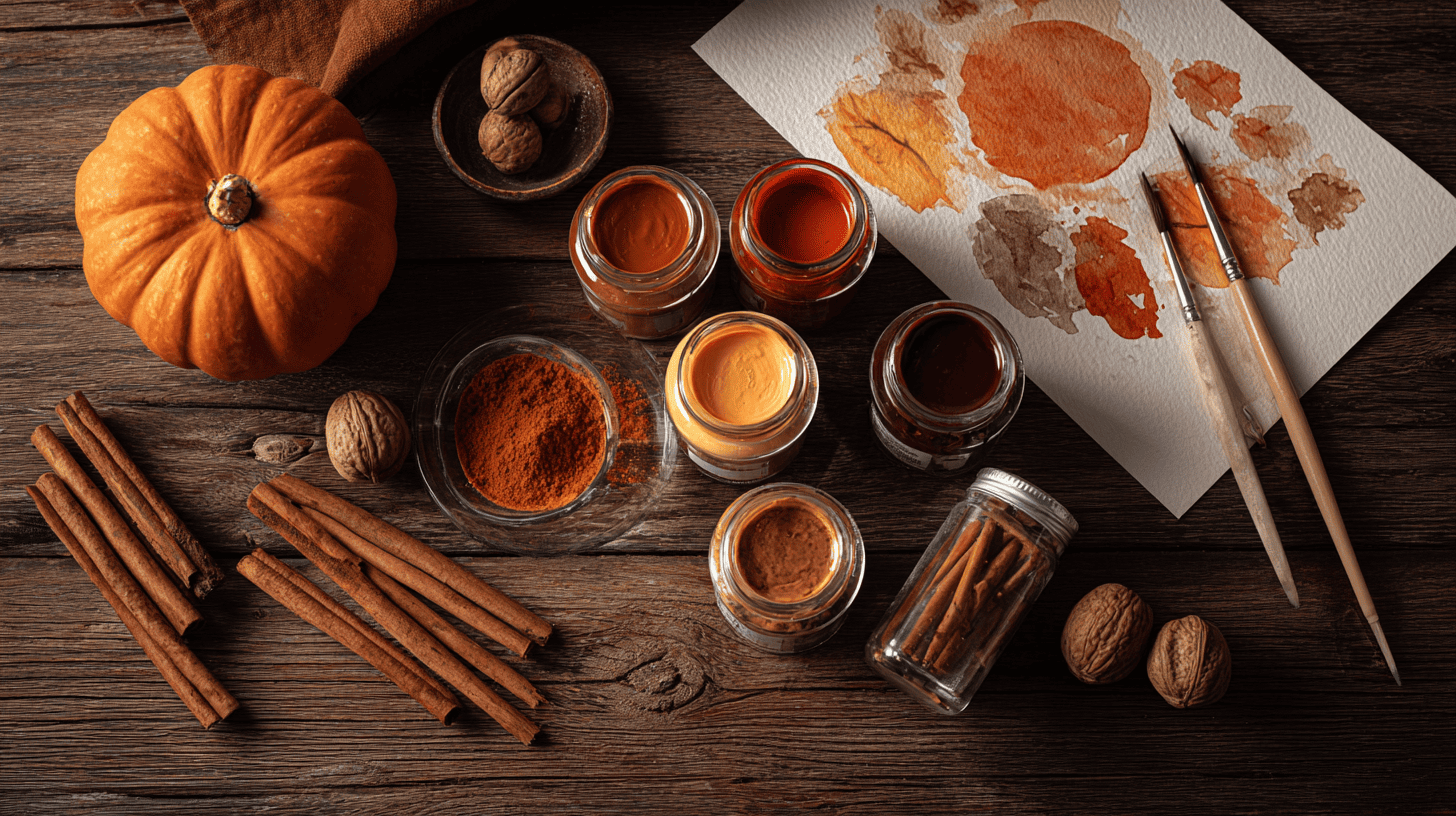 Pumpkin Spice Paint Art Fall Craft For Kids