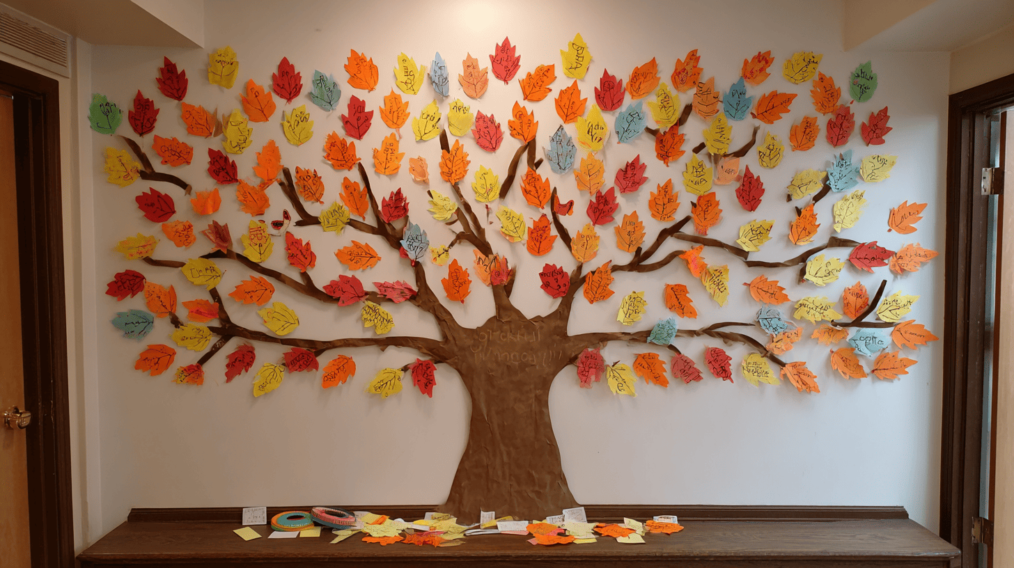 Thankful Tree Leaves Craft For Toddlers