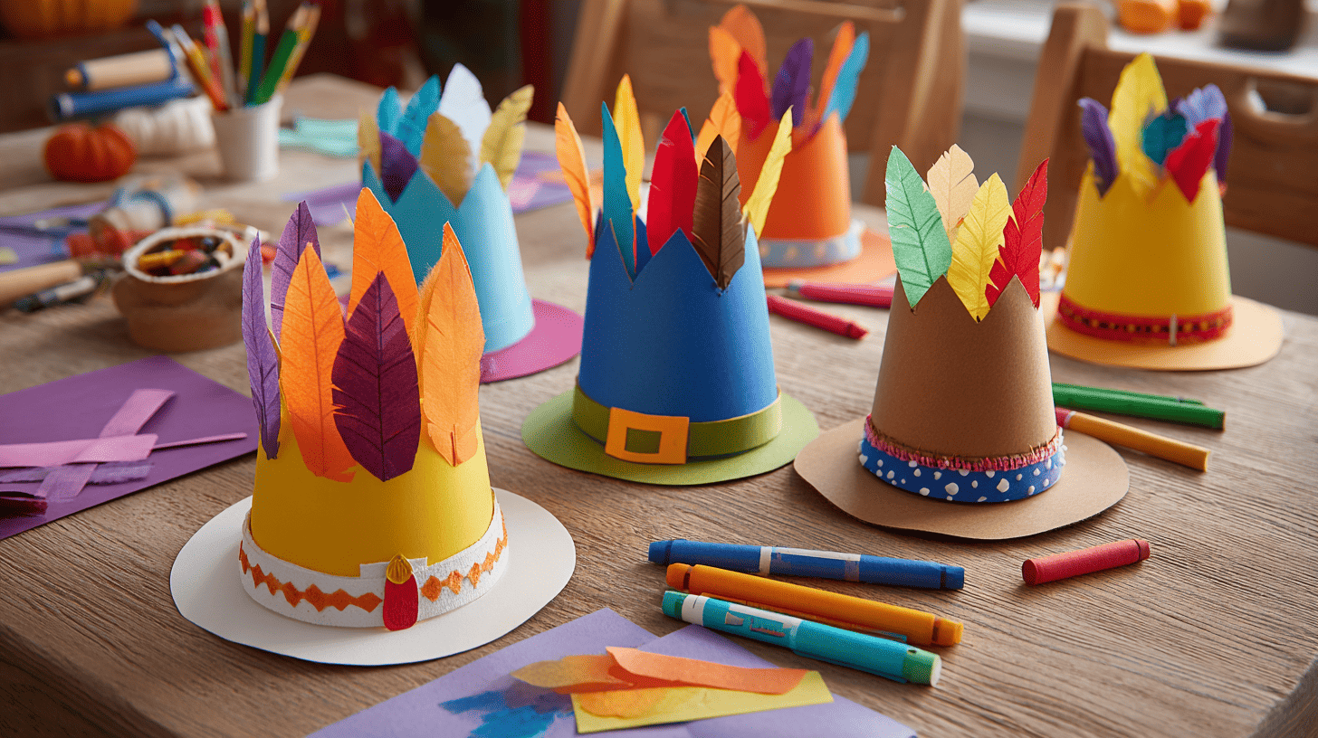 Thanksgiving Hat Craft For Preschoolers