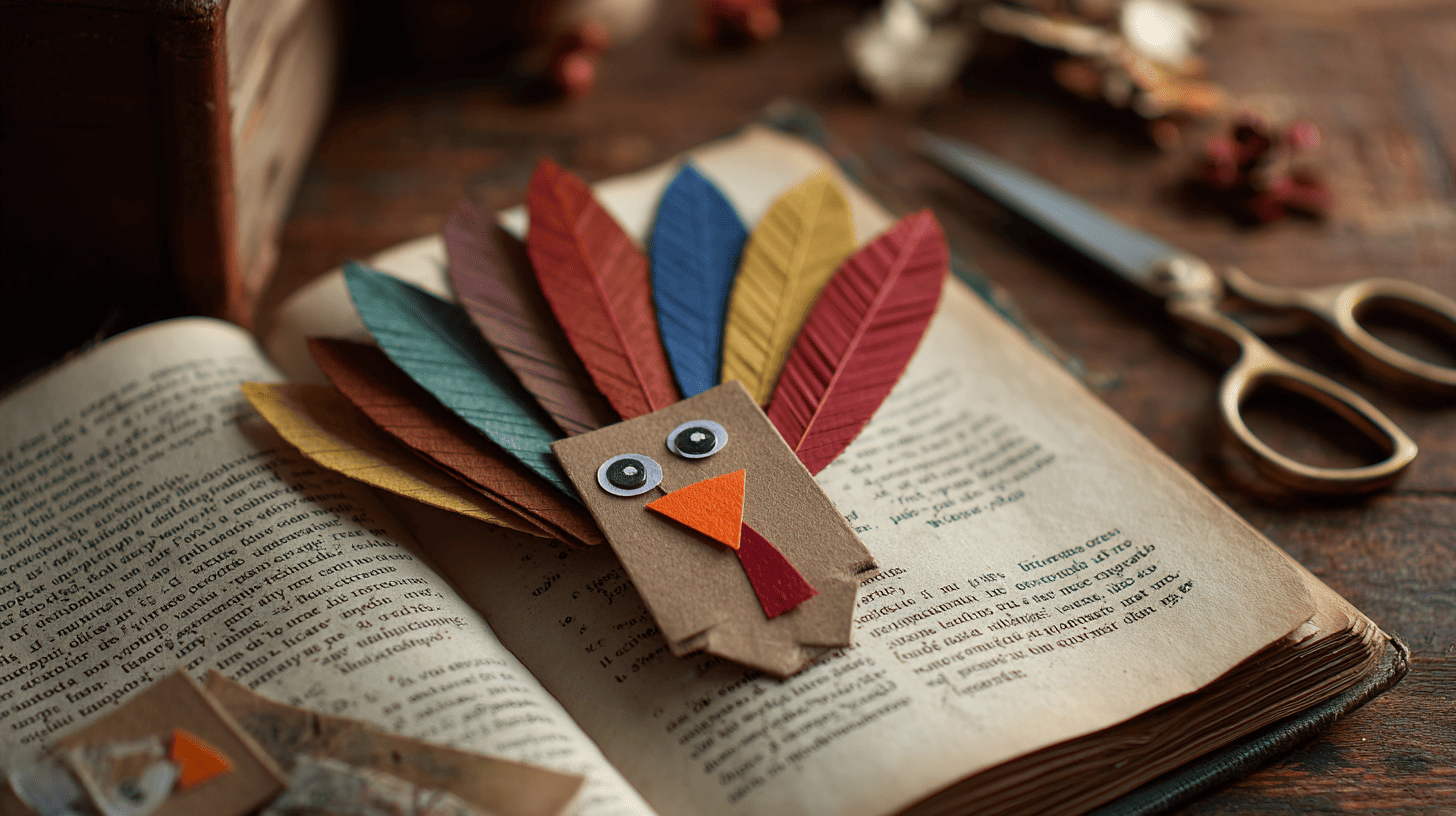 Turkey Bookmark Corner Craft For Kids