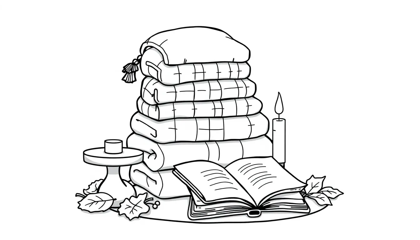 Warm and Inviting Fall Home Scene