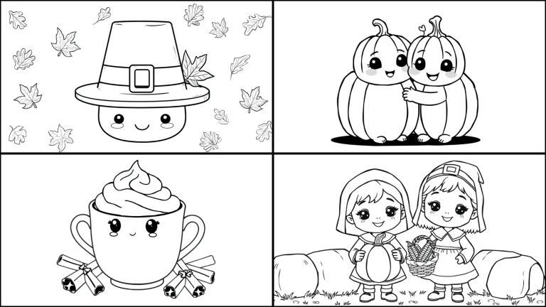 fall coloring pages