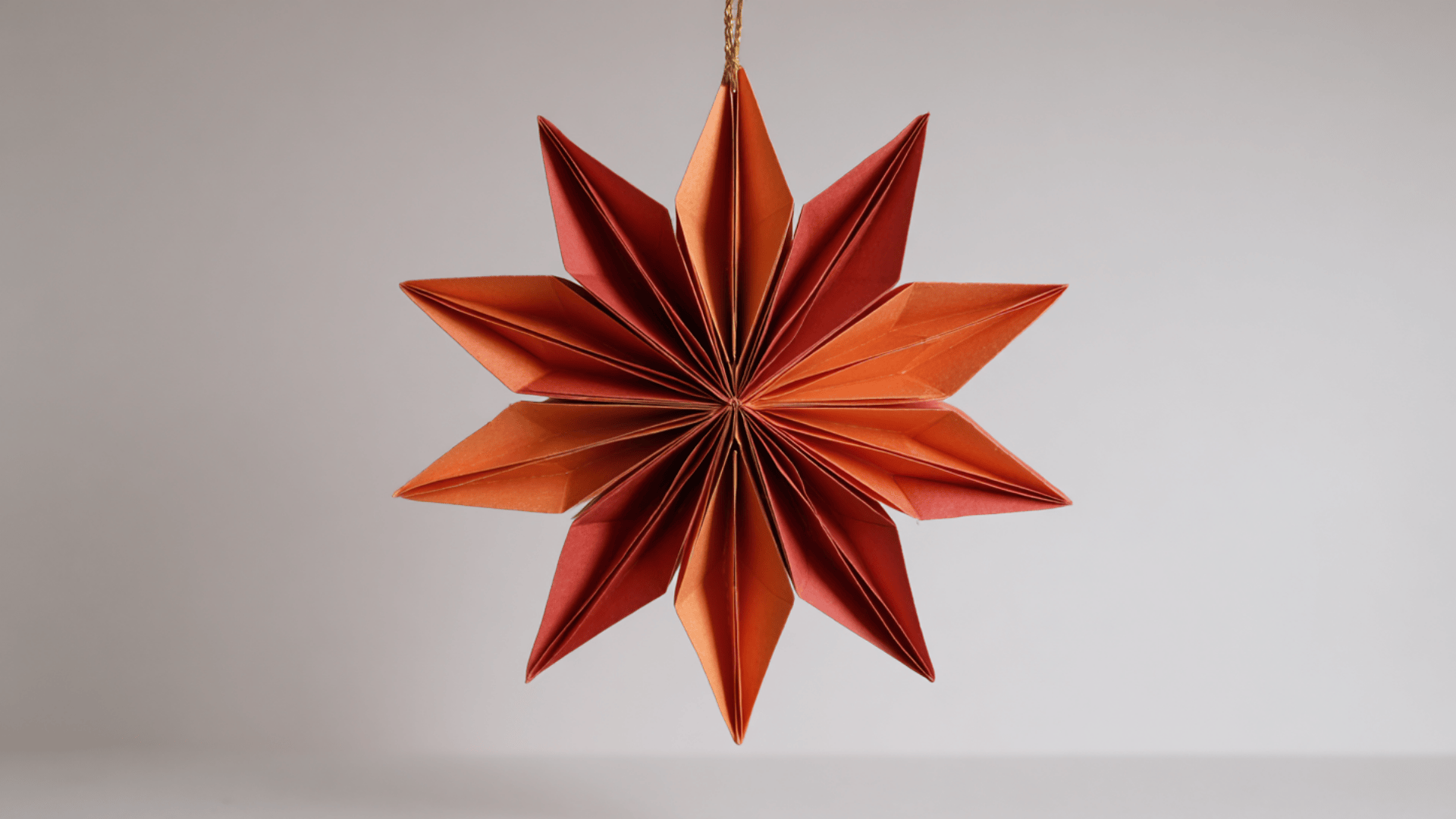 3 d paper star ornament