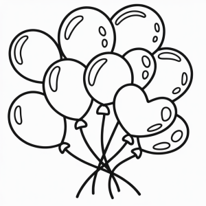 Floating Balloon Bunch