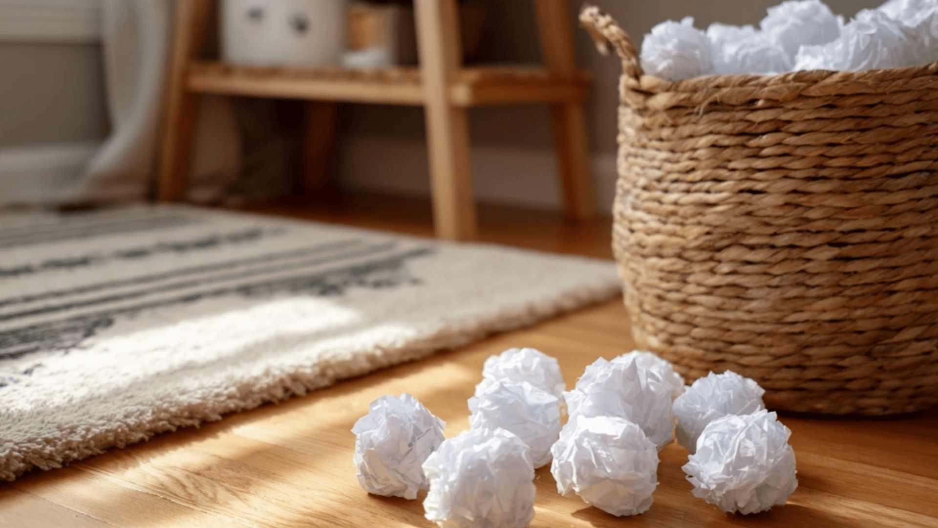 Indoor Snowball Toss