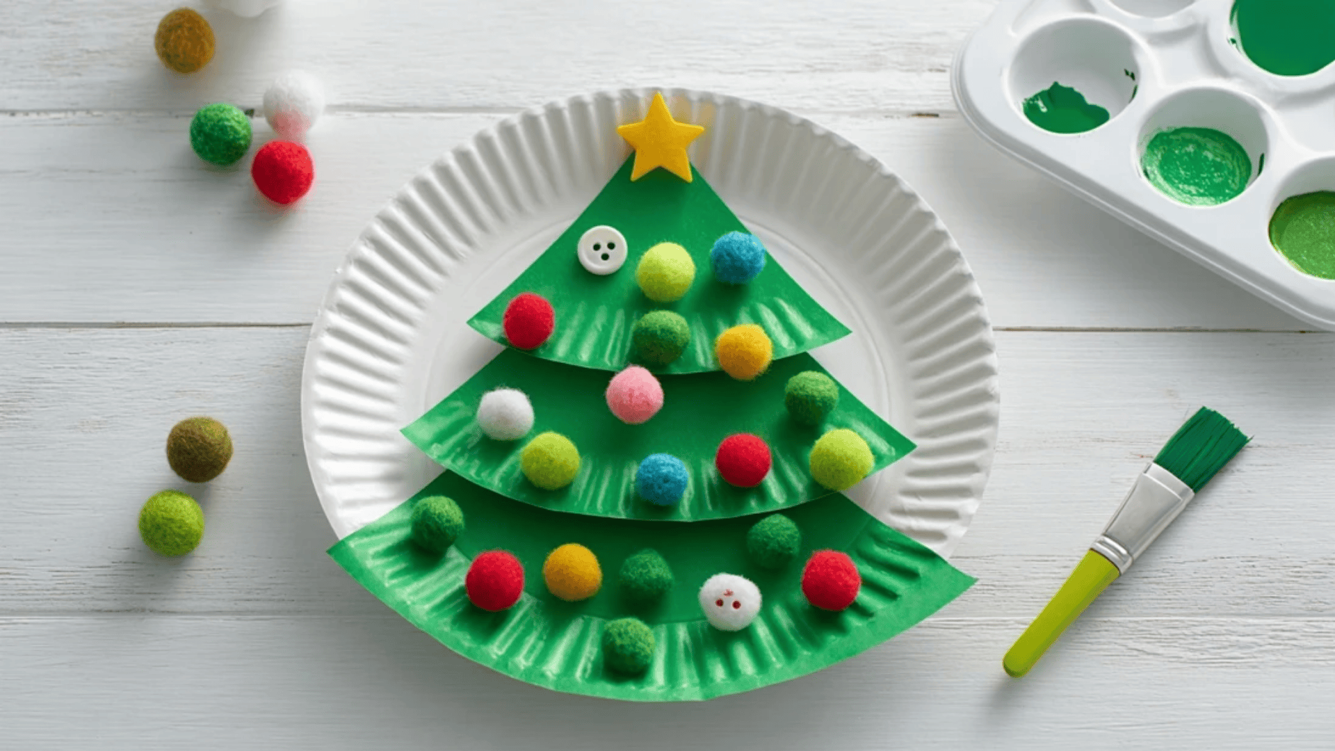 Paper Plate Christmas Tree