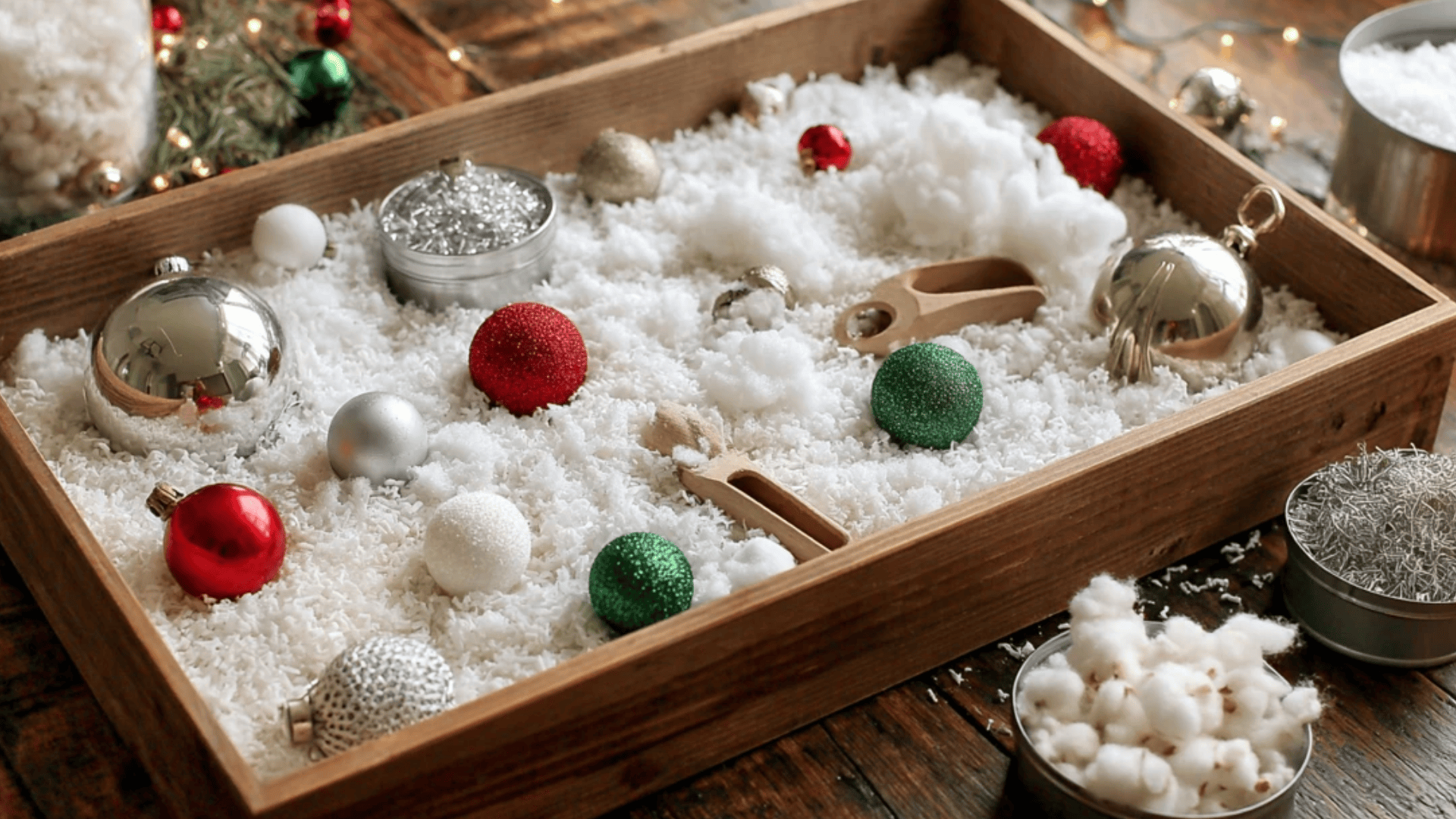 Snowy Sensory Bin