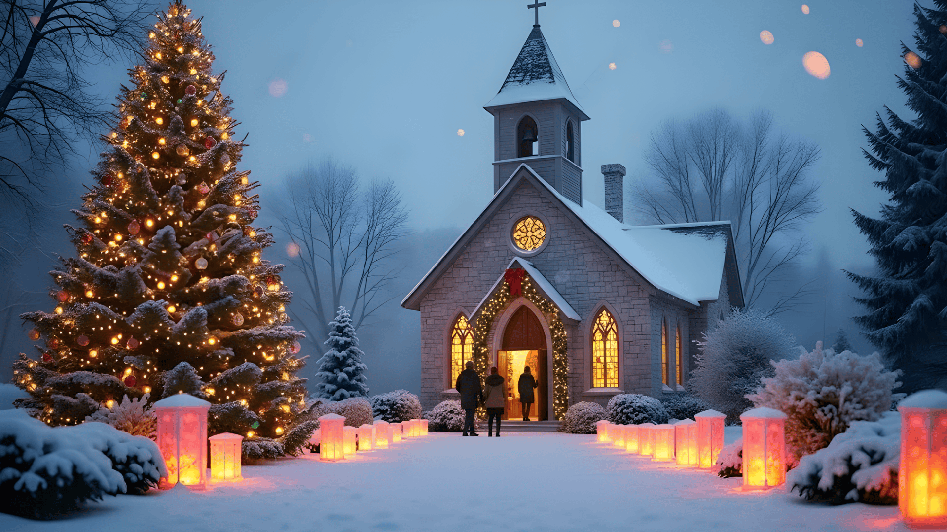 attend a church service or midnight mass