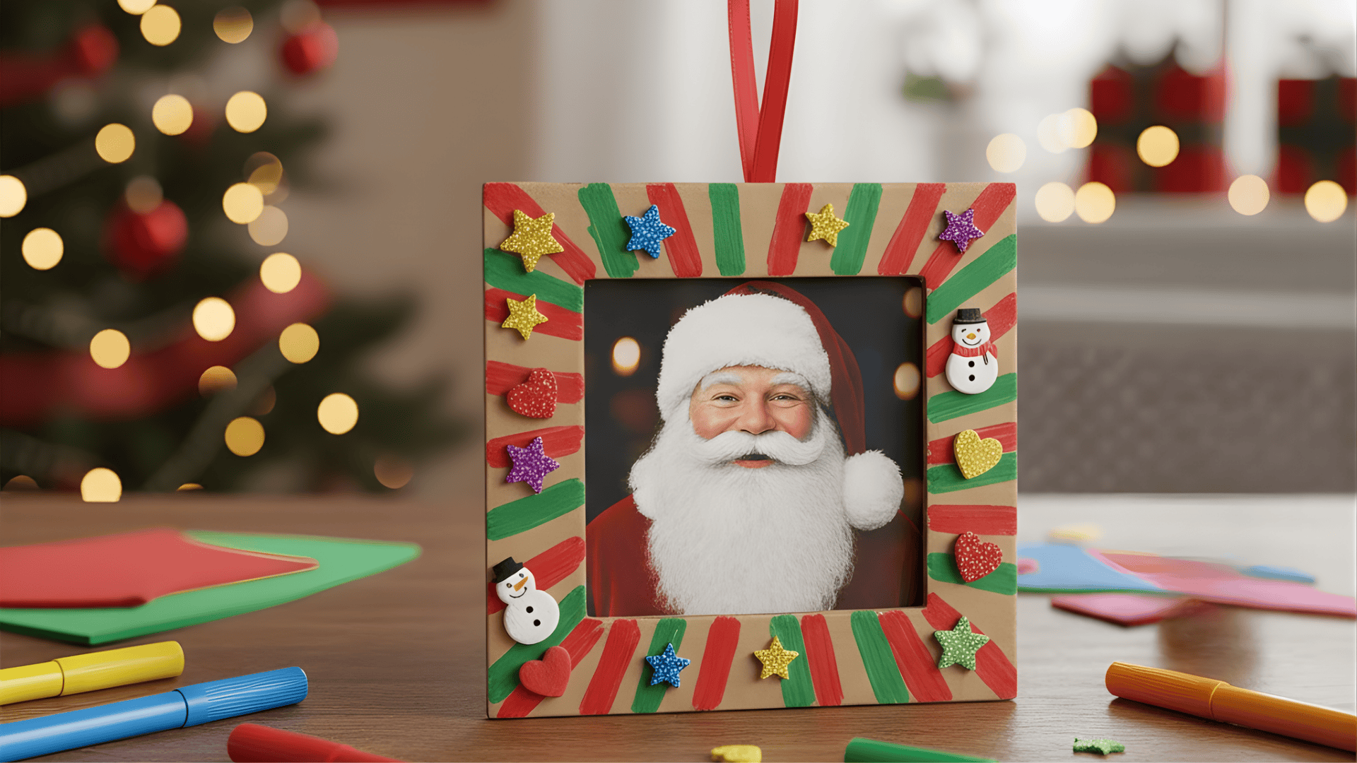 diy photo frame ornament