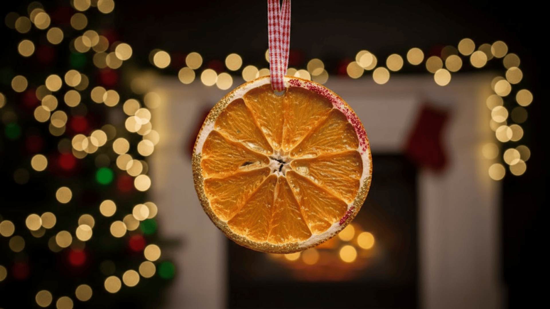 dried orange slice ornament