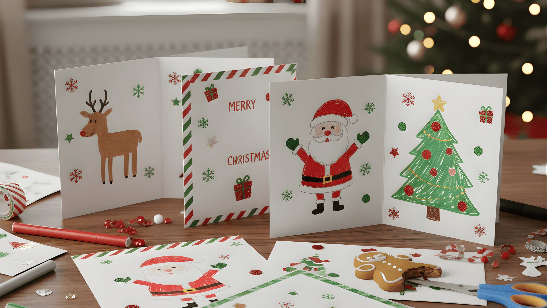 easy handmade christmas cards