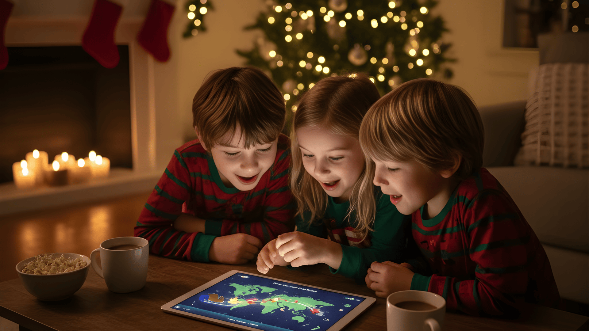 follow the santa tracker together