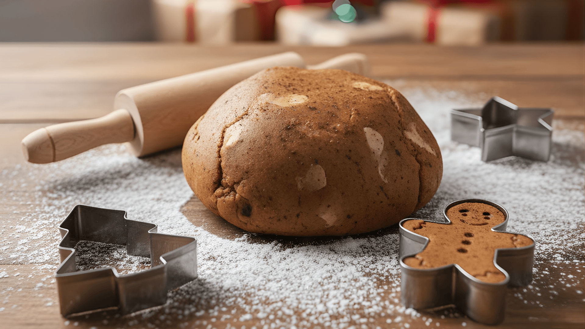 gingerbread playdough activity