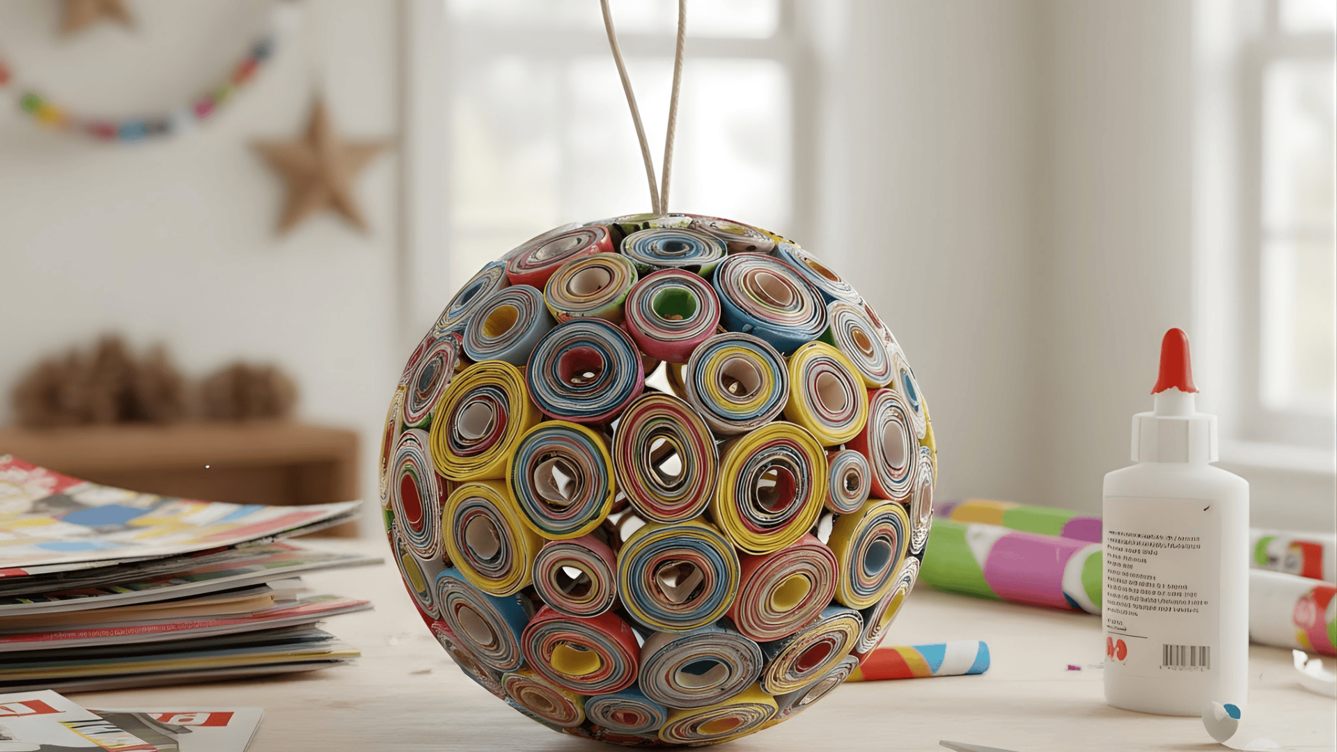 magazine roll bauble