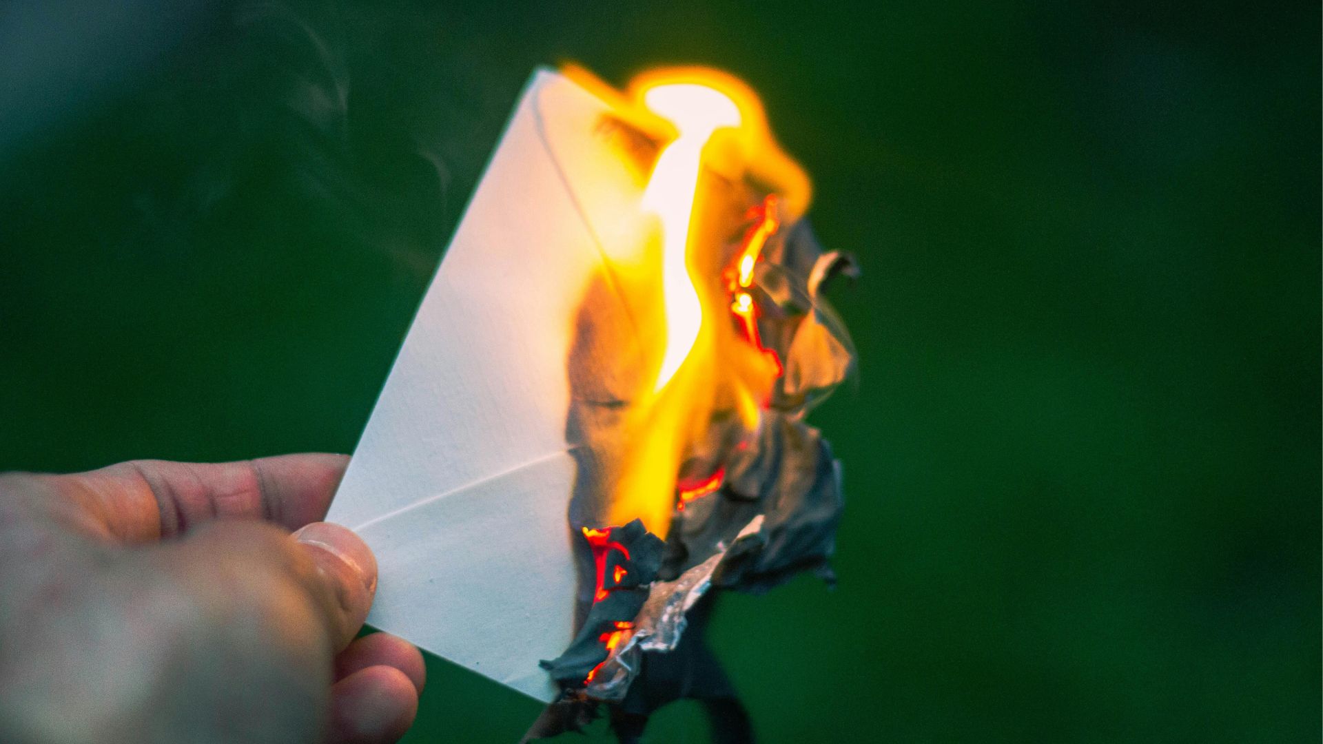 make a wish burning paper