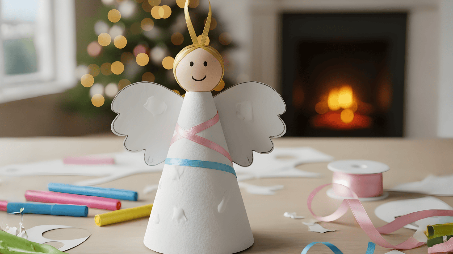 simple angel craft for kids