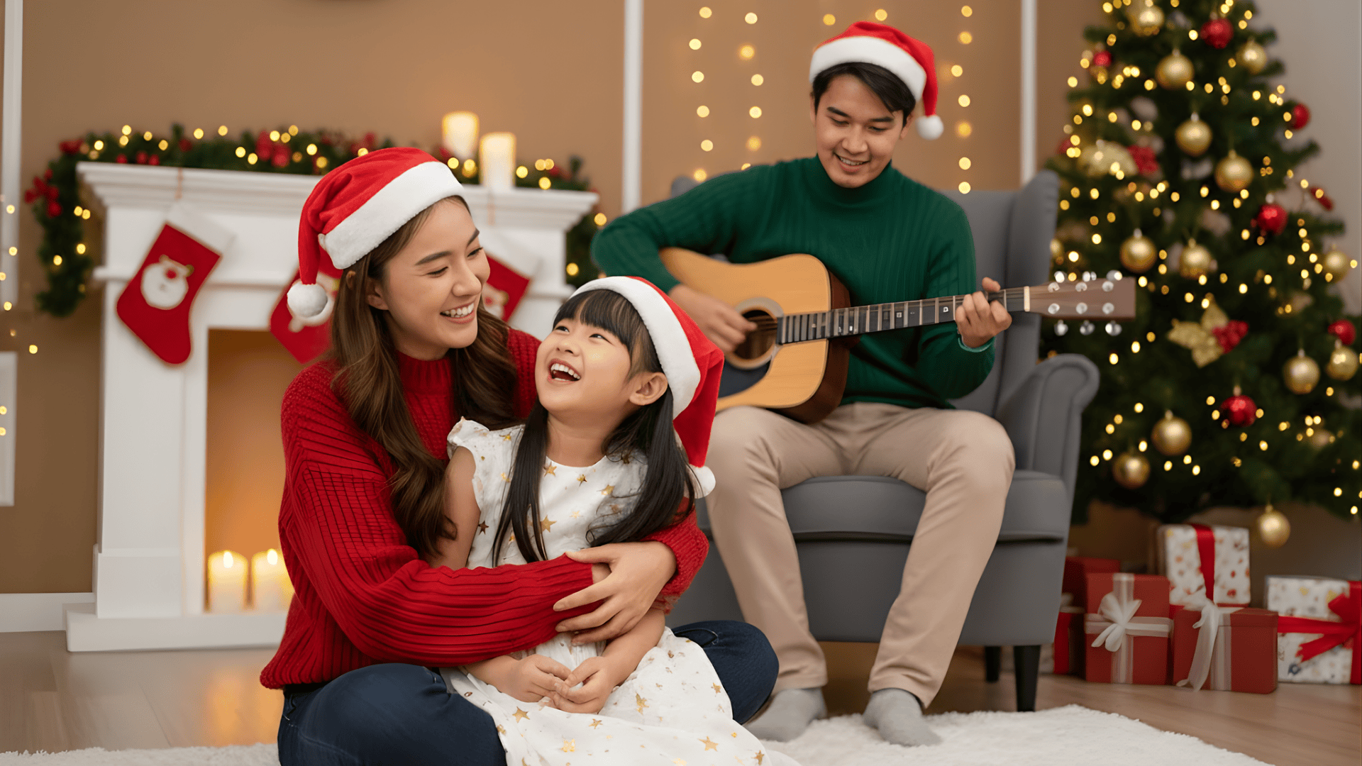 sing christmas carols or play holiday music