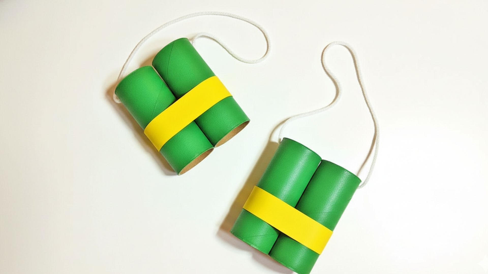 Cardboard Tube Binoculars