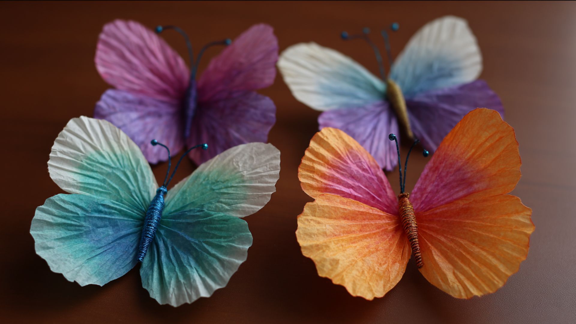 Coffee Filter Butterflies