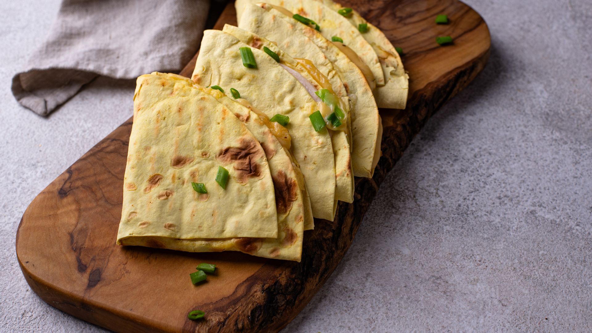 mini quesadilla triangles