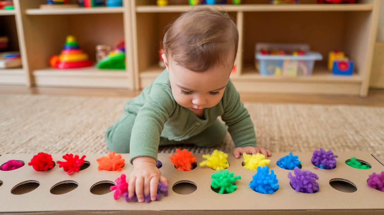 pom pom push and sort