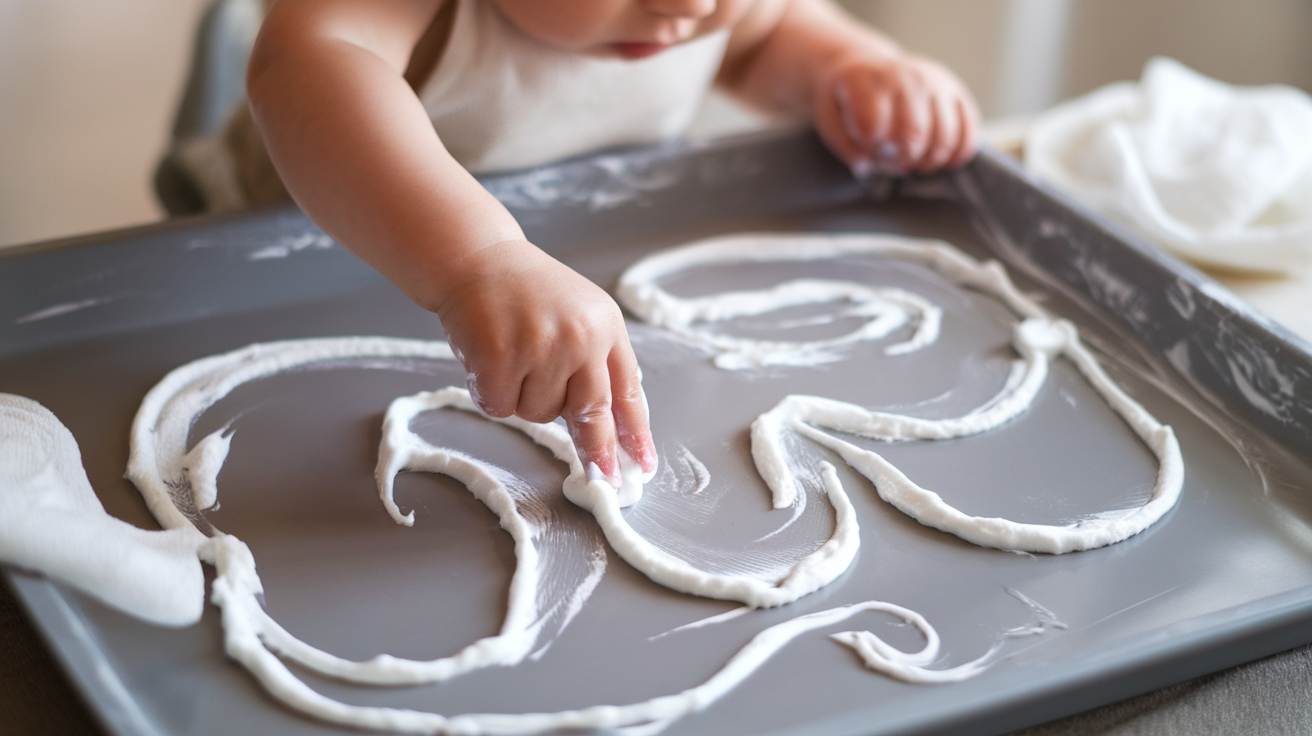 shaving cream art