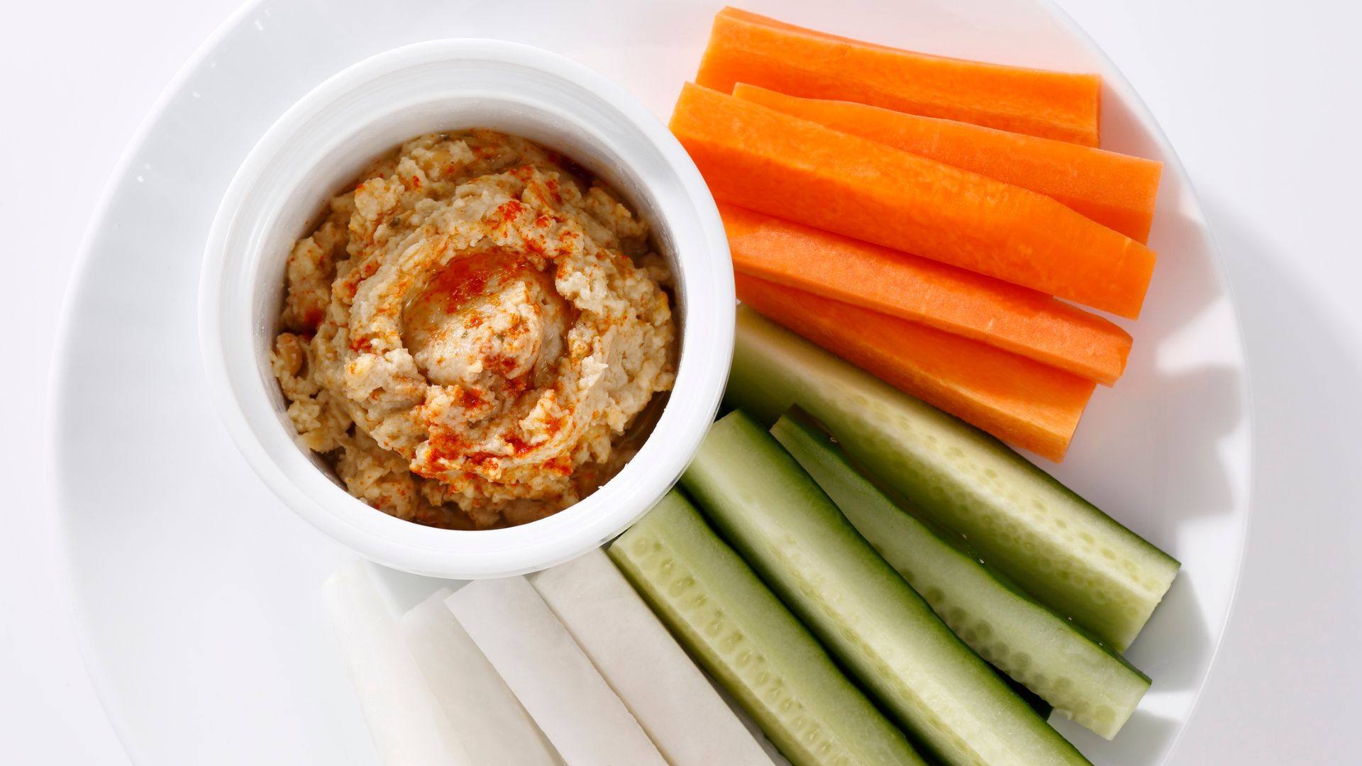 veggie sticks with ranch dip