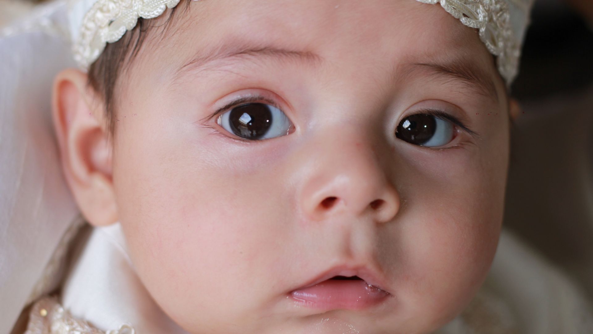 why do babies stare at you for a long time